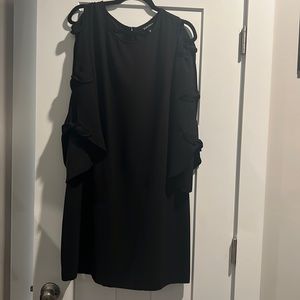 Black dress with cute arms